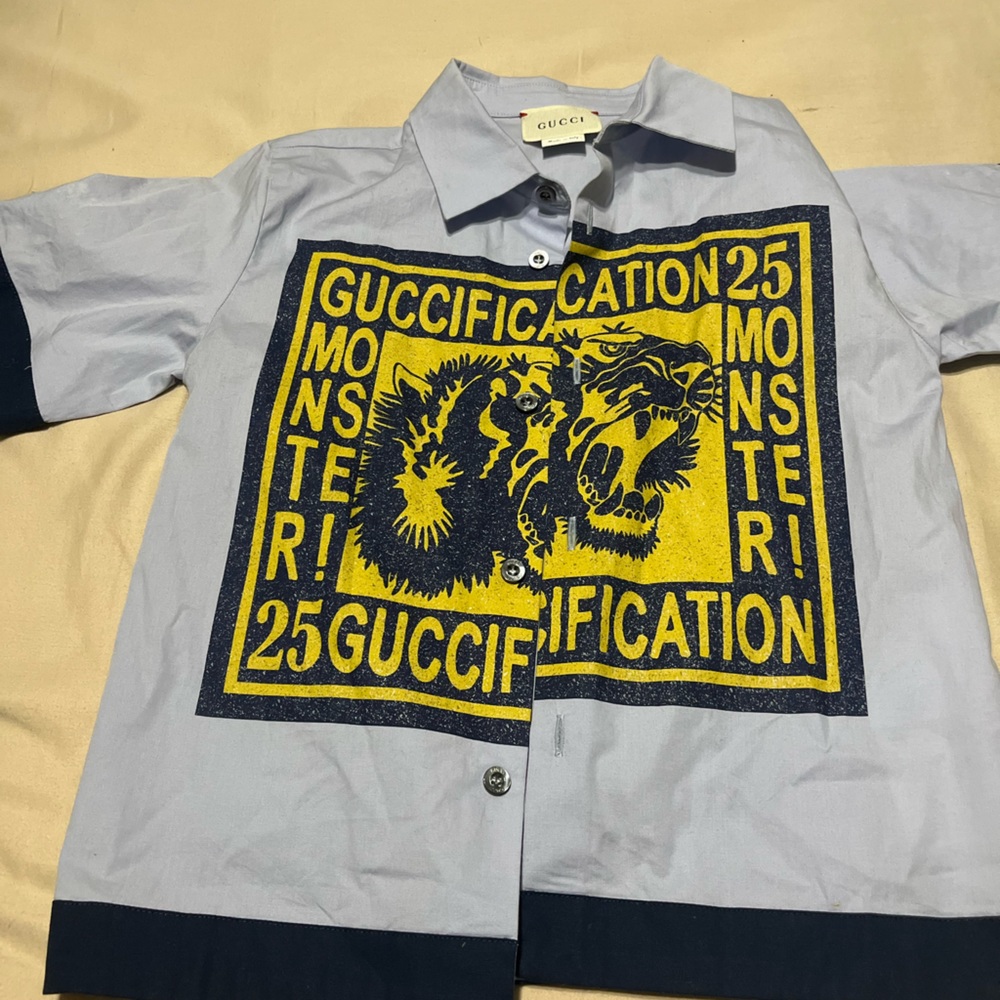 Gucci button down shirt